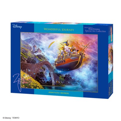 【puzzle】油畫風 Mickey and friends 1000塊 Wonderful Journey  (51×73.5cm)