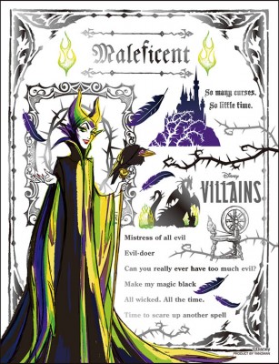 【 puzzle 】 Maleficent  カラフル・ゴールド  300塊  (16.5×21.5cm)
