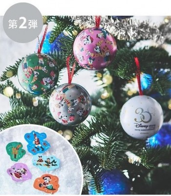 【JP disneystore】 Disneystore 30th anniversary christmas ornament 第二弾