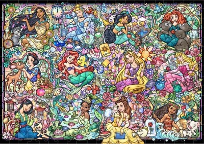 【puzzle】Princess 300塊  コレクション ステンドグラス (30.5×43cm)