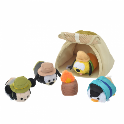【 JP disneystore 】   2023 キャンプセット 露營 Tsum Tsum set Mickey Donald Goofy Pluto