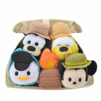 【 JP disneystore 】   2023 キャンプセット 露營 Tsum Tsum set Mickey Donald Goofy Pluto