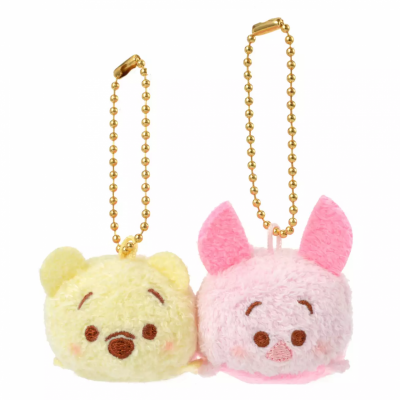【 JP disneystore 】 2024 Valentine Tsum Tsum 磁石匙扣 Pooh Piglet
