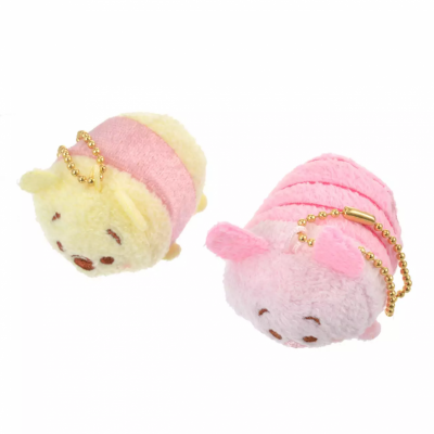 【 JP disneystore 】 2024 Valentine Tsum Tsum 磁石匙扣 Pooh Piglet