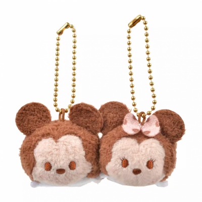 【 JP disneystore 】 2024 Valentine Tsum Tsum 磁石匙扣 Mickey Minnie
