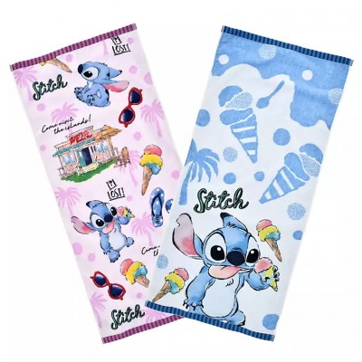 【JP disneystore】stitch 毛巾 サマーホリデー