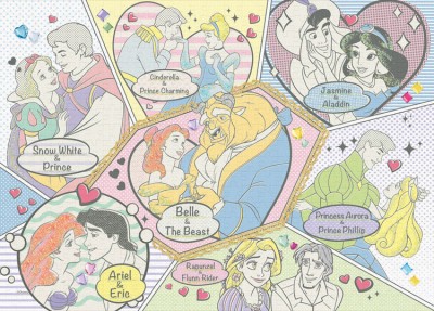 【puzzle】【PD系列】princess 500塊 Best Couples (38×53cm)