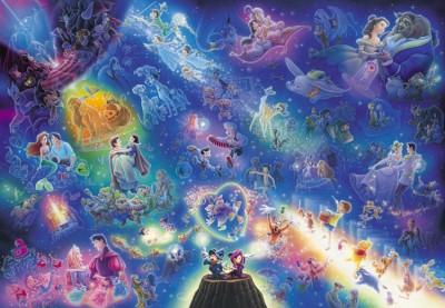 【puzzle】all characters 500塊 ディズニーオールスターシンフォニー (35×49cm)