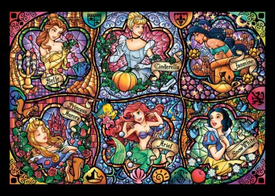 【puzzle】【透明】princess 500塊 ブリリアント (25x36cm)