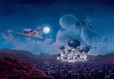 【puzzle】【透明】aladdin 500塊 フライト オーバー アグラバー (25x36cm)