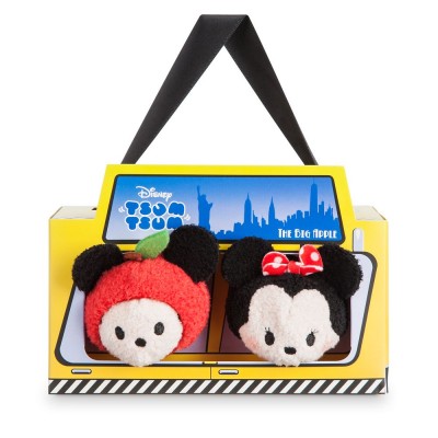 Mickey and Minnie Mouse ''Tsum Tsum'' Plush Set - Mini - 3 1/2'' - NEW YORK