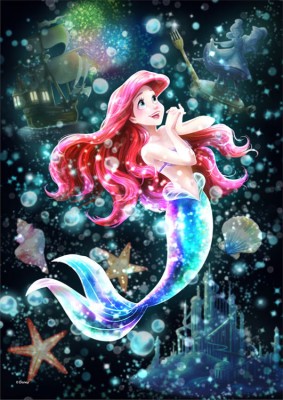 【puzzle】【透明】ariel 266塊  輝く憧れの世界 (18.2×25.7cm)
