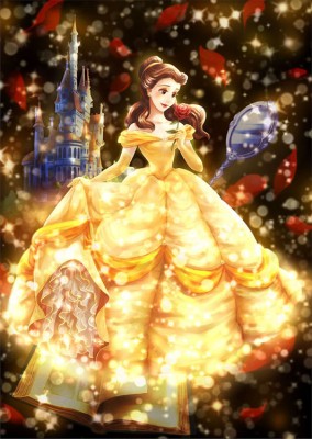 【puzzle】【透明】belle 266塊  愛が照らす物語（ベル） (18.2×25.7cm)