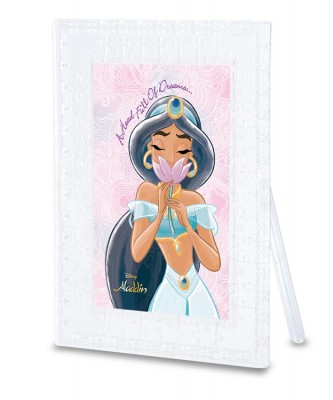 【puzzle】【透明】【一體式框架】jasmine 132塊 恋するジャスミン (15.8×21.4cm)
