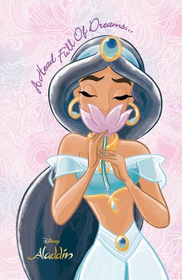 【puzzle】【透明】【一體式框架】jasmine 132塊 恋するジャスミン (15.8×21.4cm)