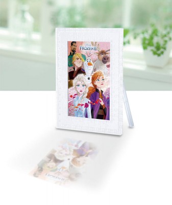 【puzzle】【透明】【一體式框架】frozen 132塊 新たな旅の始まり (15.8×21.4cm)