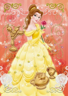 【puzzle】【PD系列】belle 108塊  ベル /エレガント・ローズ  (18.2×25.7cm)