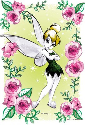【puzzle】【透明】【剪紙】tinkerbell 70塊 KIRIART-Tinker Bell-  (10×14.7cm)