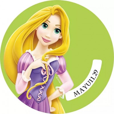 【訂制印名】【JP disneystore】 扣針 rapunzel