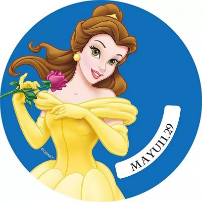 【訂制印名】【JP disneystore】 扣針 princess belle